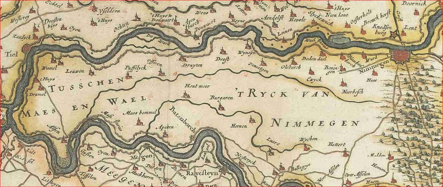 Kaart met rijksmonumenten in Nederland